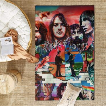 The Wall Drawing Art Pink Floyd Rug
