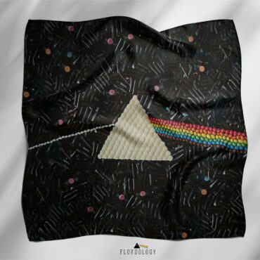 Dark Side Of The Moon Candy Pink Floyd Poly Scarf