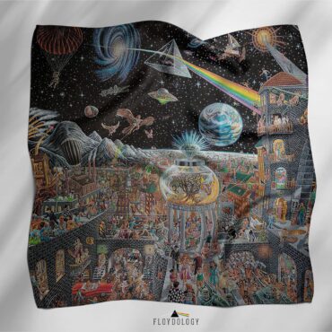 Echoes From The Darkside Of The Moon Pink Floyd Poly Scarf