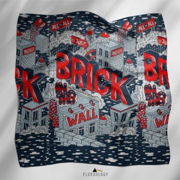 Just Brick In The Wall Pink Floyd Poly Scarf