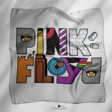 Pink Floyd Album Logo Full Color Poly Scarf