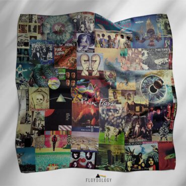 Pink Floyd Albums Collage Poly Scarf