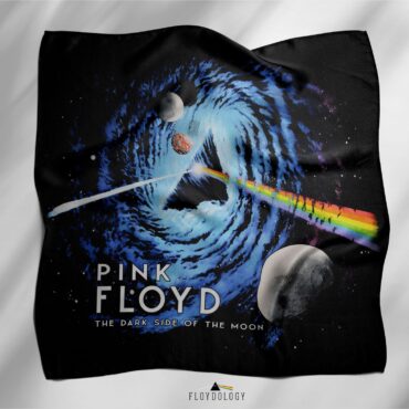 Pink Floyd Black Hole Dark Side Galaxy Poly Scarf