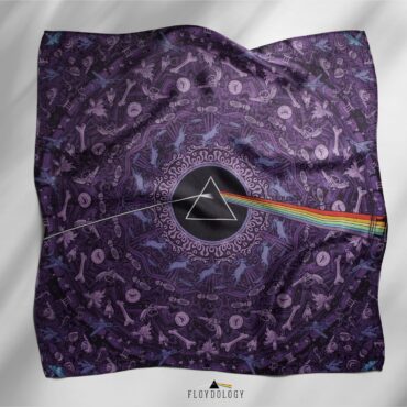 Pink Floyd Dark Side of the Moon Album Psychedelic Poly Scarf
