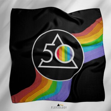 The Dark Side Of The Moon 50 Years Popoff Pink Floyd Poly Scarf