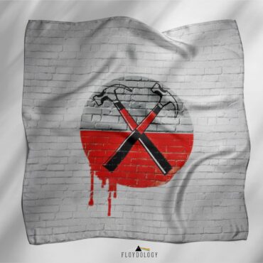 The Wall Hammers Bleeding Pink Floyd Poly Scarf