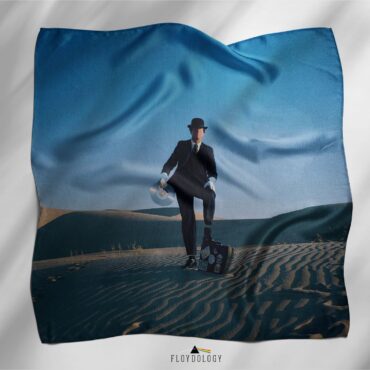 Wish You Were Here Desert Man in Bowler Pink Floyd Poly Scarf