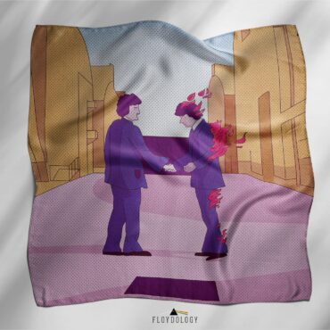 Wish you were here Art Pink Floyd Poly Scarf