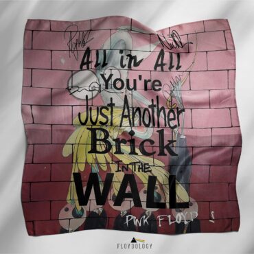 You Are Just Another Brick In The Wall Signature Pink Floyd Poly Scarf