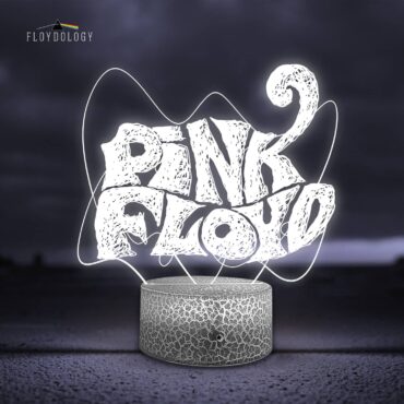 Pink Floyd One Line Typography Art Night Lamp