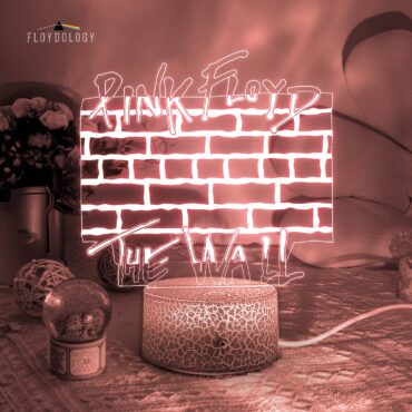 Pink Floyd The Wall Typography Art Night Lamp