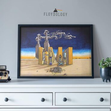 Shine on you Crazy Diamond Digital Painting Pink Floyd Poster