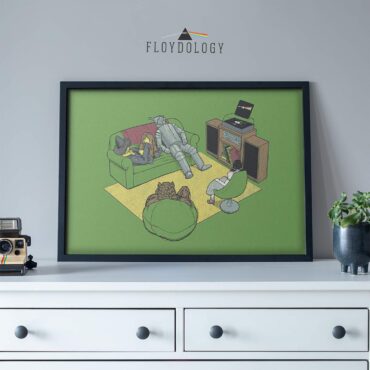 Wizard Of Oz Listen to Dark Side Of The Moon Pink Floyd Poster