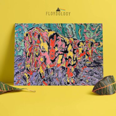 Atom Heart Mother Psychedelic Painting Pink Floyd Poster