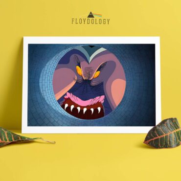 Judge And Tower Pink Floyd Poster