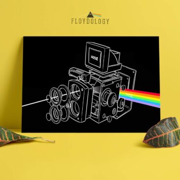 The darkside of the Twin-Lens Reflex Pink Floyd Poster