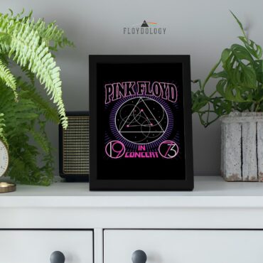 Pink Floyd Drawing In Concert Tour 1973 Poster