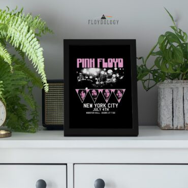 Pink Floyd Vintage New York City Tour July 4th Poster