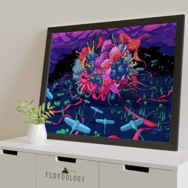 High Hopes Trippy Ilustration Pink Floyd Poster