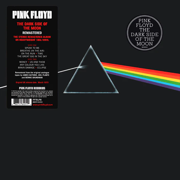 Dark Side Of The Moon Vinyl Record - OtherBrick