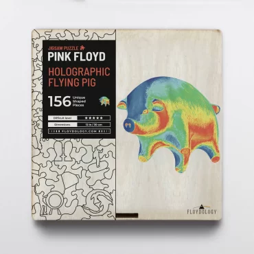 Hologram Floating Pig - Pink Floyd Wooden Album Icon Jigsaw Puzzle