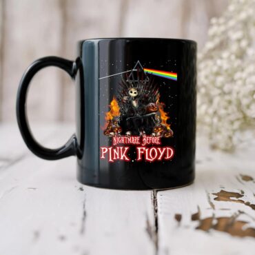 Jack Skellington Iron Throne Nightmare Before Pink Floyd Halloween Mug