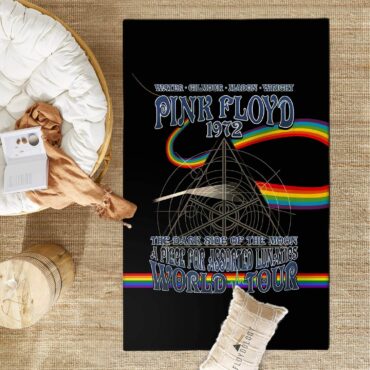 DSOTM Assorted Lunatics World Tour - Pink Floyd Rug