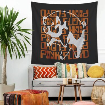 Pink Floyd Drawing Pig Tapestry