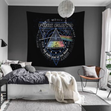 Pink Floyd Moon Phase Dark Side of the Moon Tapestry