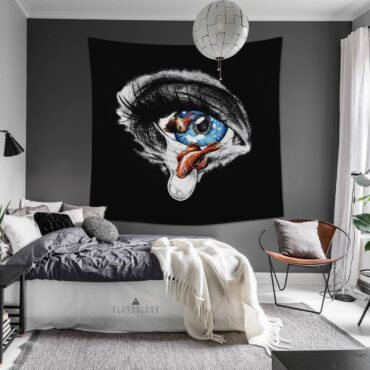 Two lost souls swimming in Eye Wish You Were Here Pink Floyd Tapestry
