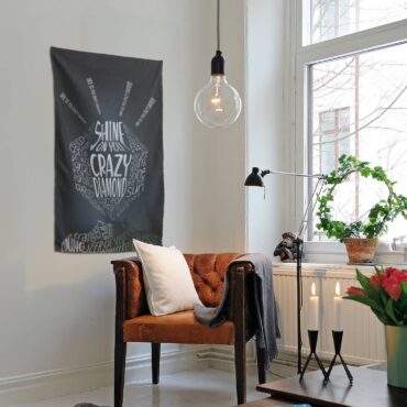 Caligrama Shine On You Crazy Diamond Pink Floyd Tapestry