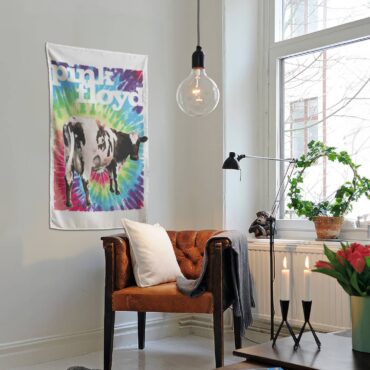 Pink Floyd Fat Old Sun White Dairy Cow Tapestry