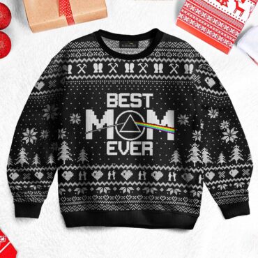 Best MOM Ever DSOTM - Pink Floyd Ugly Christmas Sweater