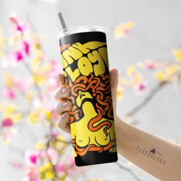 Pink Floyd Concert 1970 The Electric Factory Skinny Stainless Steel Tumbler