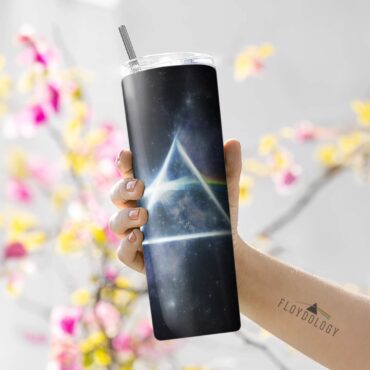 The Dark Side Of The Moon Prism ArtWork Skinny Stainless Steel Pink Floyd Tumbler