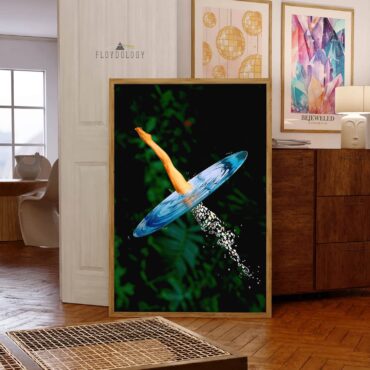 Rick Wright Broken China Album Cover 1996 - Pink Floyd Poster