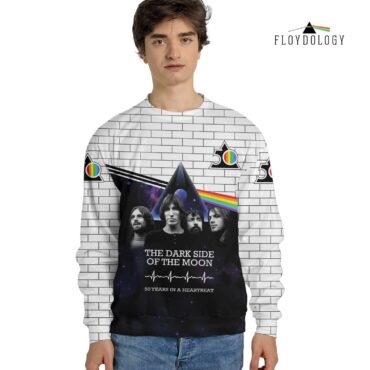 The DSOTM 50 Years in a HeartBeat x The Wall Pink Floyd Shirt