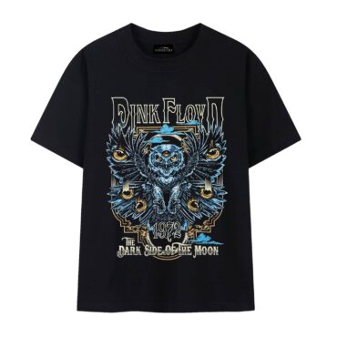The Dark Side Of The Moon 1972 Owl Eyes Pink Floyd Shirt