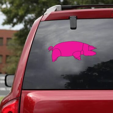 Pig David Gilmour Animals Pink Floyd Car Sticker Decal