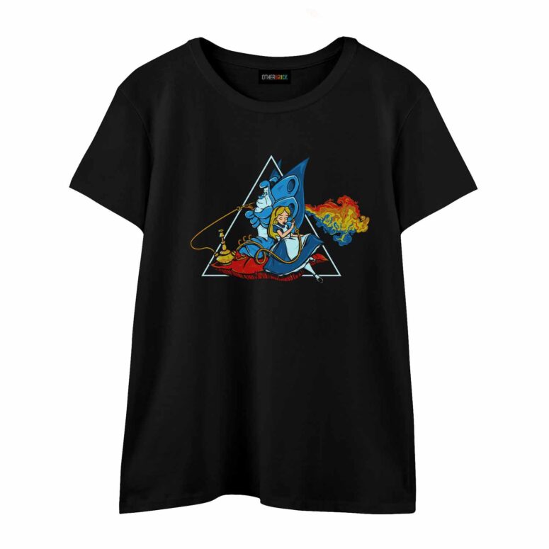 Alice In Wonderland Dark Side Of The Moon Pink Floyd Shirt - OtherBrick