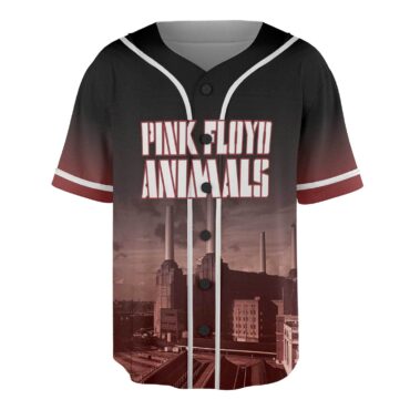 Animals Album Cover Flying Pig Battersea Power Station Pink Floyd Baseball Jersey