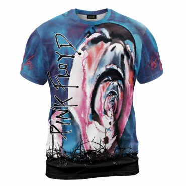 Pink Floyd Screaming Face The Wall Painting Shirt