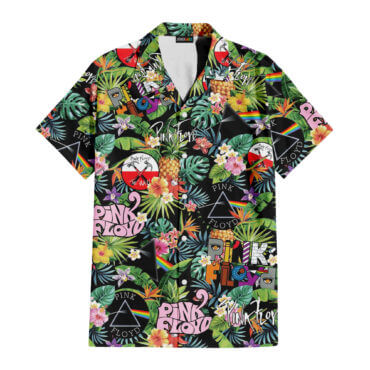 Album Icon The Wall DSOTM Pink Floyd Tropical Plants Hawaiian Shirt