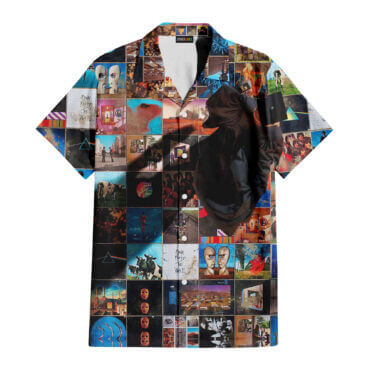 Album Icon The Wall DSOTM Pink Floyd Tropical Plants Hawaiian Shirt