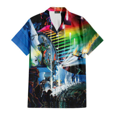 Album Icon The Wall DSOTM Pink Floyd Tropical Plants Hawaiian Shirt
