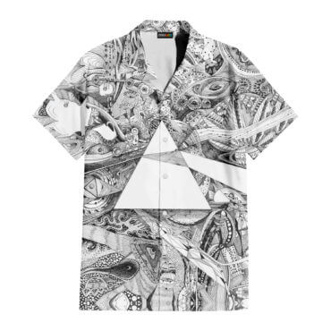 Album Icon The Wall DSOTM Pink Floyd Tropical Plants Hawaiian Shirt