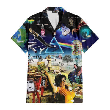 Album Icon The Wall DSOTM Pink Floyd Tropical Plants Hawaiian Shirt