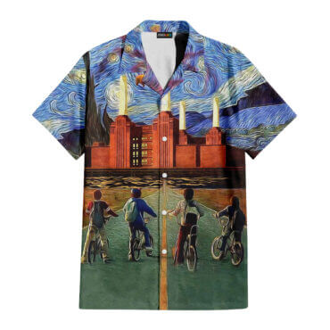Album Icon The Wall DSOTM Pink Floyd Tropical Plants Hawaiian Shirt