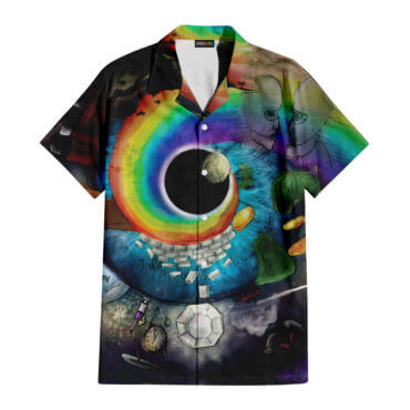 Album Icon The Wall DSOTM Pink Floyd Tropical Plants Hawaiian Shirt
