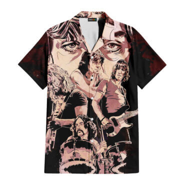 Album Icon The Wall DSOTM Pink Floyd Tropical Plants Hawaiian Shirt